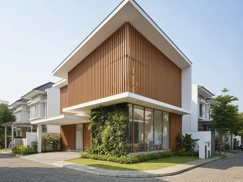 Danurdara Corner Haven - Hook Facade & Timber Fins